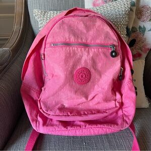 Kipling Hot Pink Backpack Bag 13”